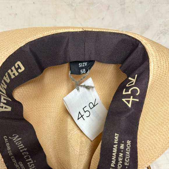 45R X CHAMULA CLASSIC BREEZE PANAMA HAT 5-6”, size 58 - Picture 6 of 12